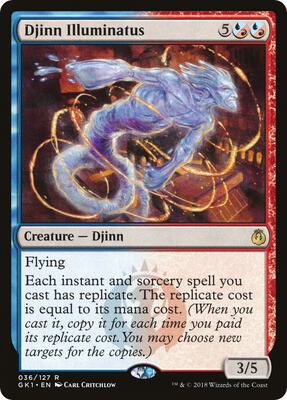 Djinn Illuminatus card from Guilds of Ravnica: Guild Kits