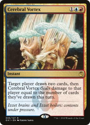 Cerebral Vortex card from Guilds of Ravnica: Guild Kits