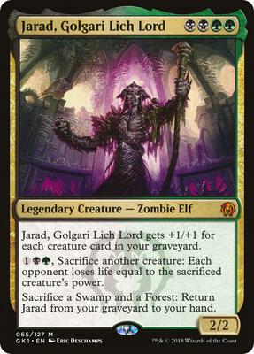 Jarad, Golgari Lich Lord card from Guilds of Ravnica: Guild Kits