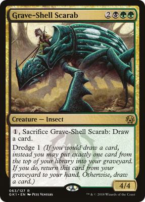 Grave-Shell Scarab card from Guilds of Ravnica: Guild Kits