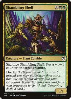 Shambling Shell card from Guilds of Ravnica: Guild Kits