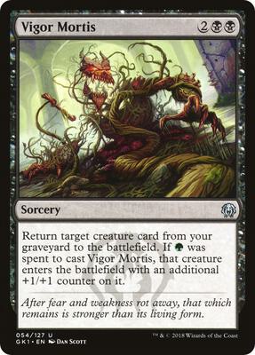 Vigor Mortis card from Guilds of Ravnica: Guild Kits