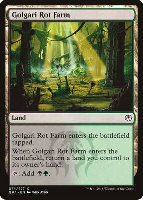 Golgari Rot Farm card from Guilds of Ravnica: Guild Kits