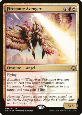 Firemane Avenger card from Guilds of Ravnica: Guild Kits