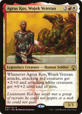 Agrus Kos, Wojek Veteran card from Guilds of Ravnica: Guild Kits