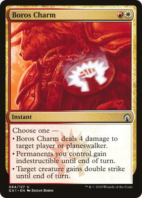 Boros Charm card from Guilds of Ravnica: Guild Kits