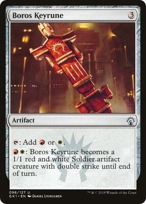 Boros Keyrune card from Guilds of Ravnica: Guild Kits