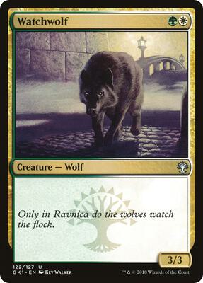 Watchwolf card from Guilds of Ravnica: Guild Kits