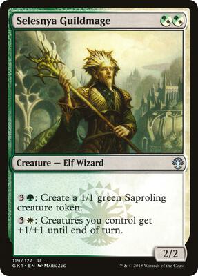 Selesnya Guildmage card from Guilds of Ravnica: Guild Kits
