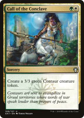Call of the Conclave card from Guilds of Ravnica: Guild Kits