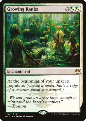 Growing Ranks card from Guilds of Ravnica: Guild Kits