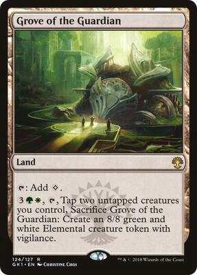Grove of the Guardian card from Guilds of Ravnica: Guild Kits