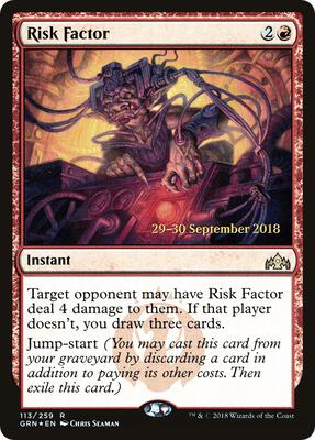 Risk Factor card from Prerelease Cards