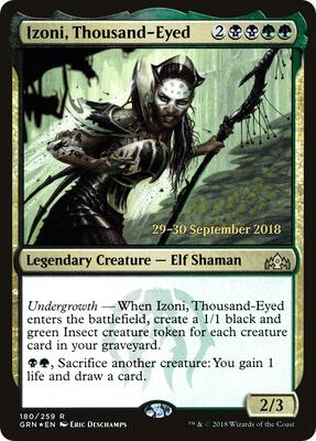 Izoni, Thousand-Eyed card from Prerelease Cards