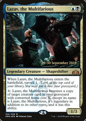 Lazav, the Multifarious card from Prerelease Cards