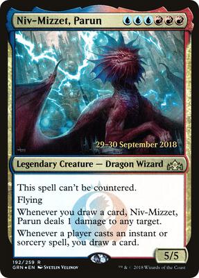 Niv-Mizzet, Parun card from Prerelease Cards