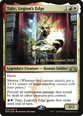 Tajic, Legion's Edge card from Prerelease Cards