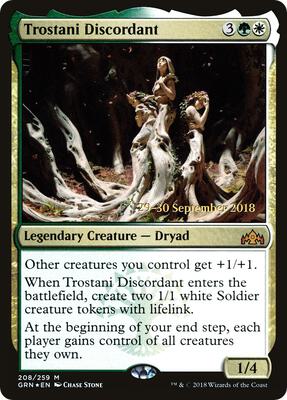 Trostani Discordant card from Prerelease Cards