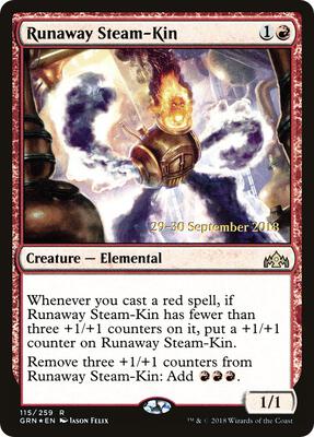 Runaway Steam-Kin card from Prerelease Cards