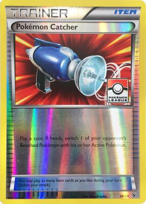 Pokemon Catcher - 36/39 (Pokemon League) card from League & Championship Cards