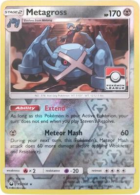 Metagross - 95/168 (Pokemon League) card from League & Championship Cards