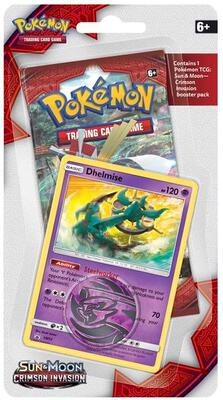 Crimson Invasion Single Pack Blister [Dhelmise] card from SM - Crimson Invasion