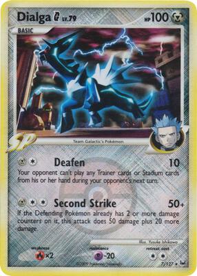 Dialga G - 7/127 (League Promo) card from League & Championship Cards
