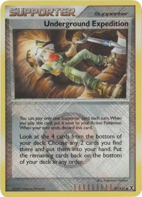 Underground Expedition - 97/111 (League Promo) card from League & Championship Cards