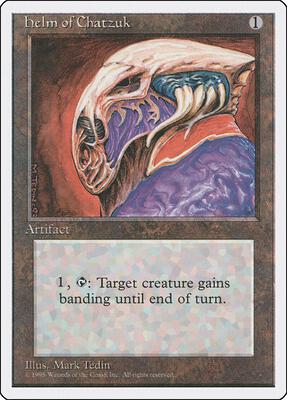 Helm of Chatzuk card from Fourth Edition