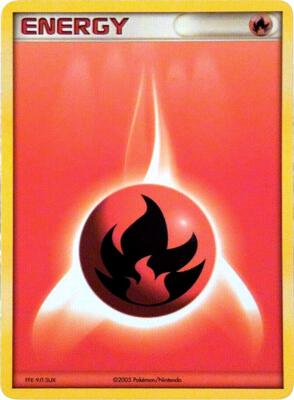 Fire Energy (2005 Unnumbered) card from League & Championship Cards