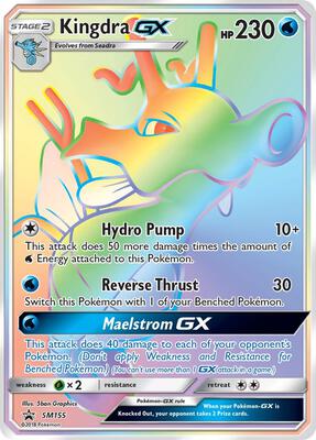 Kingdra GX - SM155 card from SM Promos
