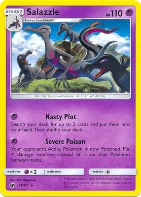 Salazzle - 47/111 (SM Crimson Invasion) card from Deck Exclusives