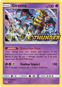 Giratina - SM151 (Prerelease) [Staff] card from SM Promos
