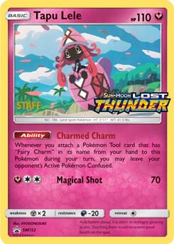 Tapu Lele - SM152 (Prerelease) [Staff] card from SM Promos