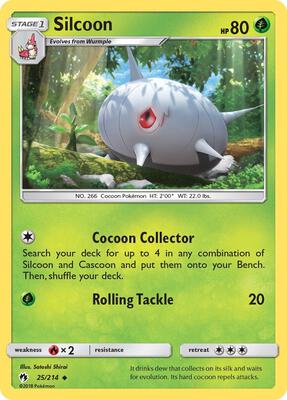 Silcoon card from SM - Lost Thunder