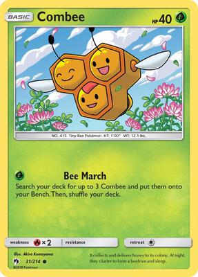 Combee card from SM - Lost Thunder
