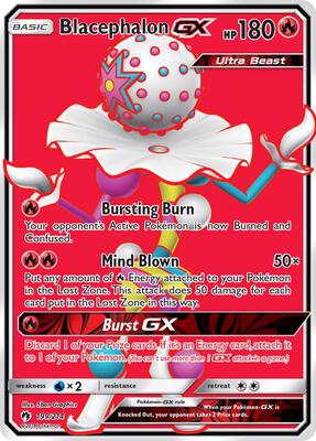 Blacephalon GX (Full Art) card from SM - Lost Thunder