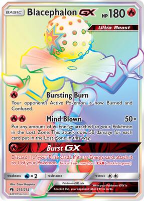 Blacephalon GX (Secret) card from SM - Lost Thunder