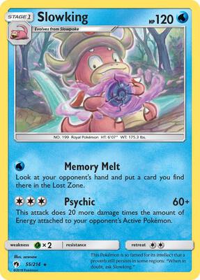 Slowking card from SM - Lost Thunder