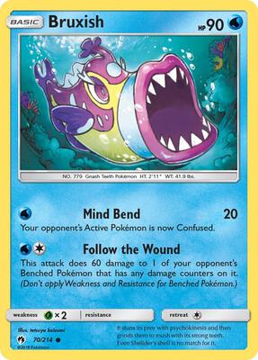 Bruxish card from SM - Lost Thunder