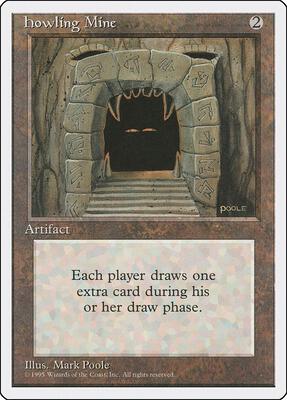 Howling Mine card from Fourth Edition