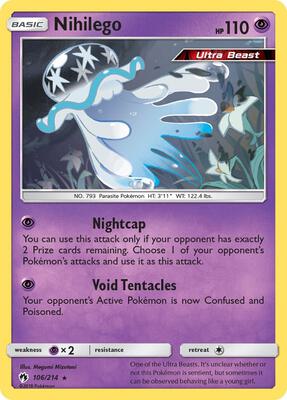 Nihilego card from SM - Lost Thunder