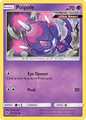 Poipole card from SM - Lost Thunder