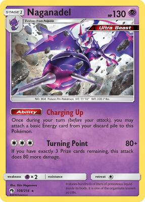 Naganadel card from SM - Lost Thunder