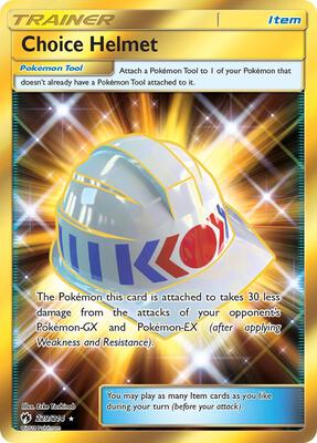 Choice Helmet (Secret) card from SM - Lost Thunder