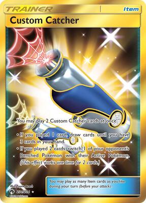 Custom Catcher (Secret) card from SM - Lost Thunder