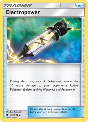 Electropower card from SM - Lost Thunder