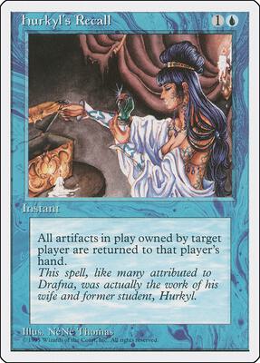 Hurkyl's Recall card from Fourth Edition