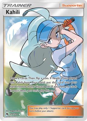 Kahili (Full Art) card from SM - Lost Thunder