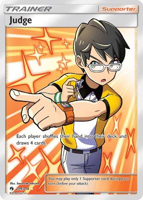 Judge (Full Art) card from SM - Lost Thunder